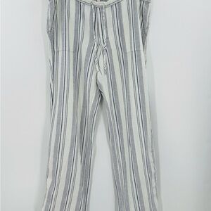 Victoria's Secret Striped Navy and White Pants Size 8